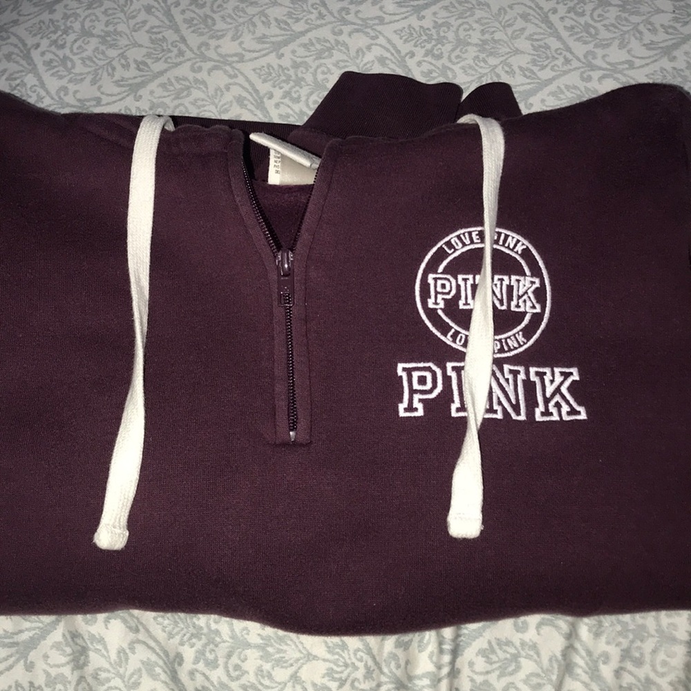 PINK maroon sweatshirt